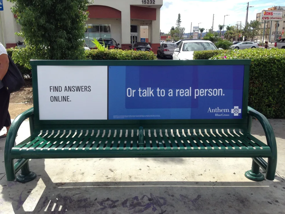 44. Transit advertising in Southern California (a form of outdoor advertising)