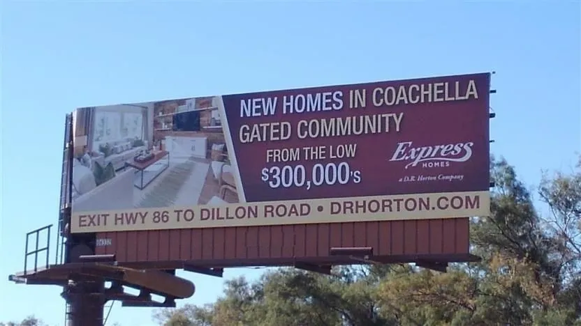 63. Sample real estate billboard for express in the Southland